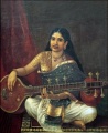 Raja Ravi Varma Woman with veena.jpg